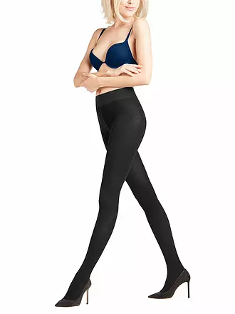 FALKE | Strickstrumpfhose Family Antracite Melange | 